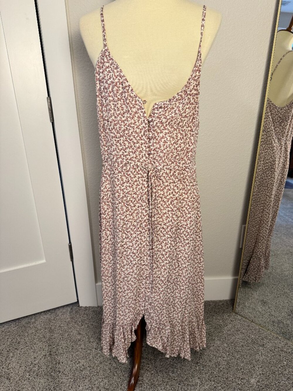 Rails NWT Frida Floral Midi Dress Garden Party Large L
